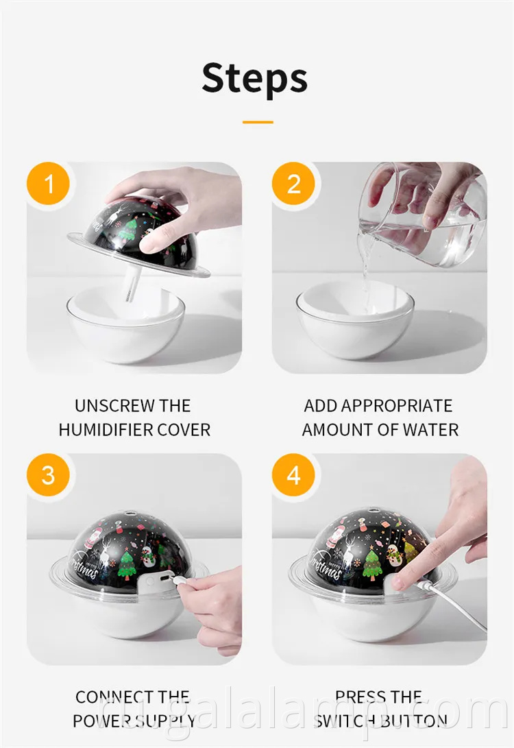 Увлажнитель планеты, USB, с кронштейном, увлажнителем